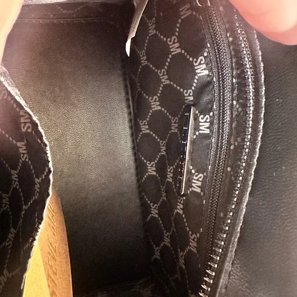 Steve Madden Black Quilted Satchel - Picture 7 of 7